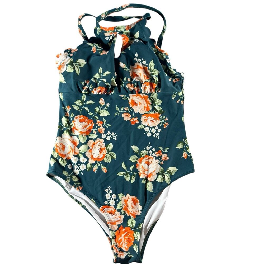 Unbranded Medium Teal Floral Swimsuitโ